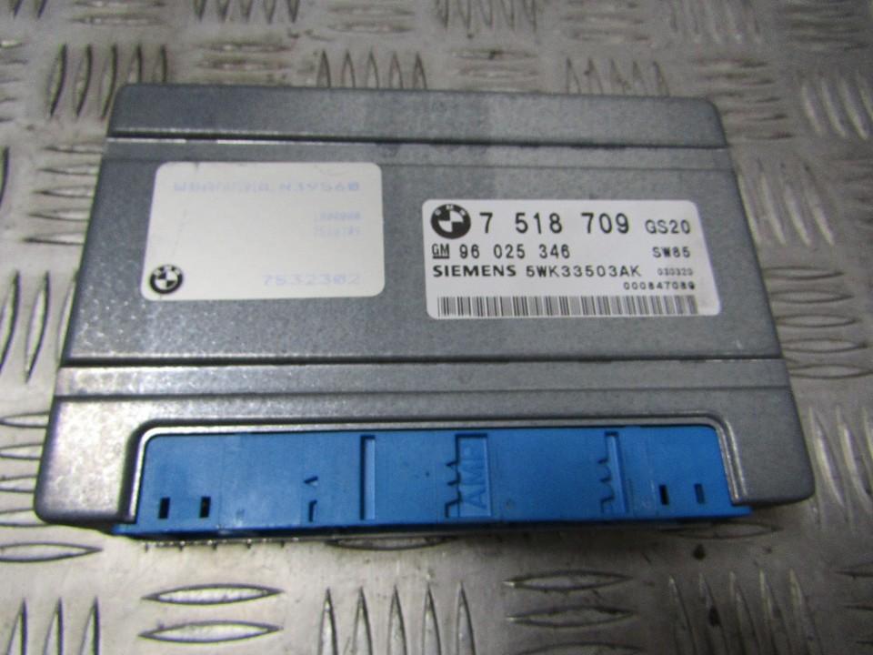 Transmission Computer Gearbox 7518709 96025346, 5WK33503AK, 000847089, 7532302 BMW X5 2006 3.0