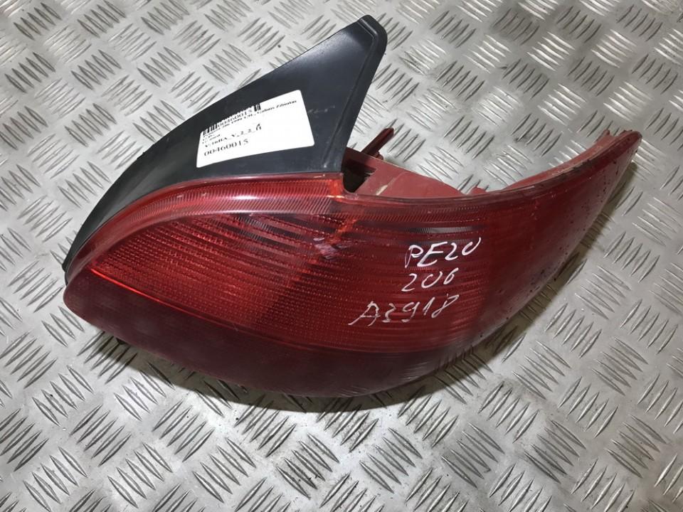 Tail Light lamp Outside, Rear Right used used Peugeot 206 2006 1.6