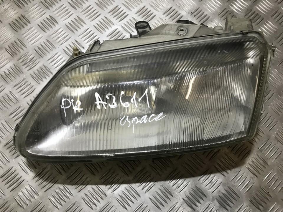 Front Headlight Left LH 7700820118 used Renault ESPACE 1997 2.2
