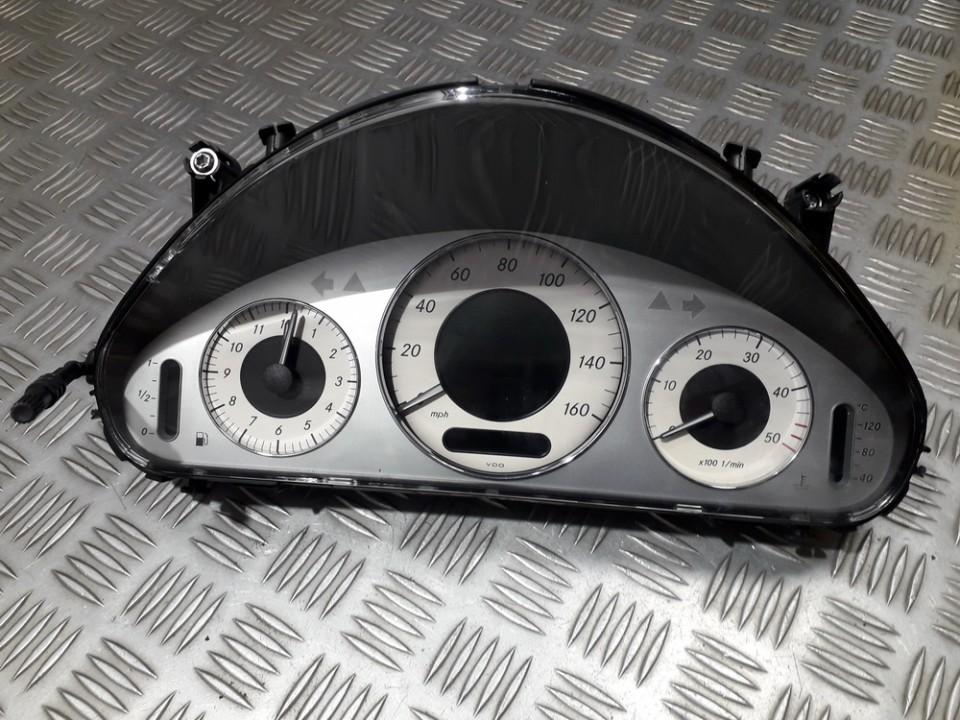 Speedometers - Cockpit - Speedo Clocks Instrument a2115409247 110080284, 88311391 Mercedes-Benz E-CLASS 1999 2.7