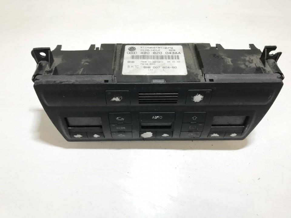 Climate Control Panel (heater control switches) 4b0820043aa 5hb00760450 Audi A6 1998 2.4