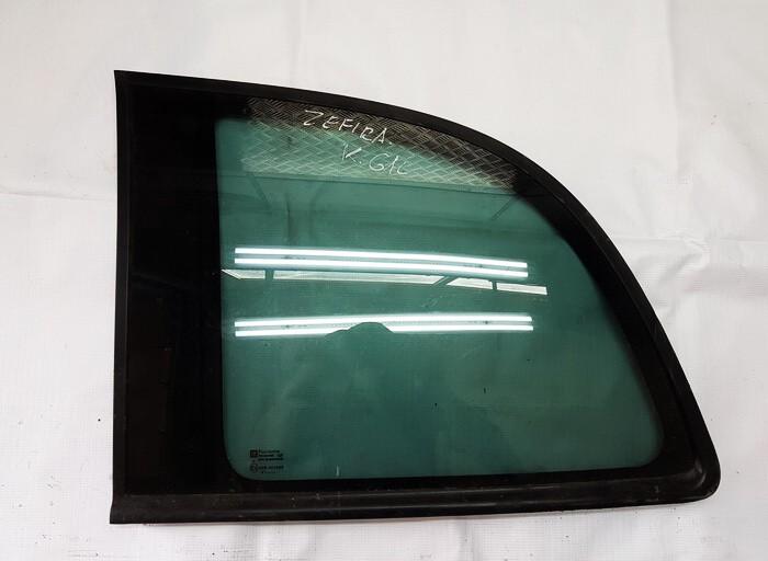 Rear Left  side corner quarter window glass  as3 used Opel ZAFIRA 2002 2.2