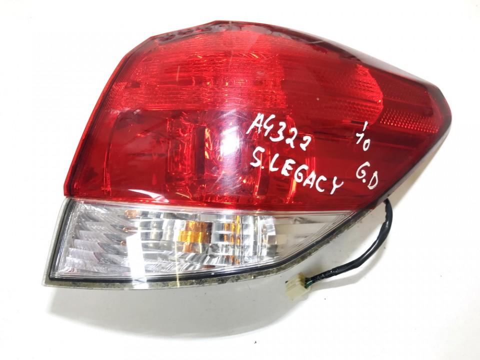 Tail Light lamp Outside, Rear Right 22020067 used Subaru LEGACY 2000 2.5