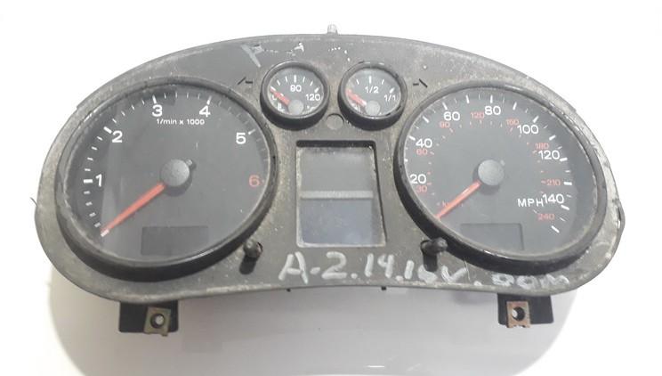 Speedometers - Cockpit - Speedo Clocks Instrument 8z0920950a 88311286 Audi A2 2001 1.4