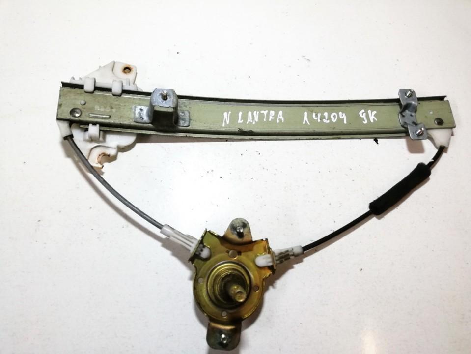 Door winder mechanism (Window Regulator) rear left side used used Hyundai LANTRA 1997 1.9