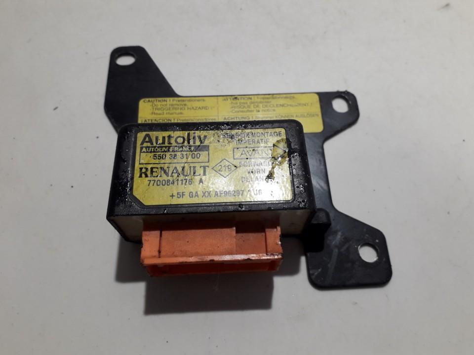 Airbag crash sensors module 7700841176a 550383100 Renault MEGANE 2001 1.9