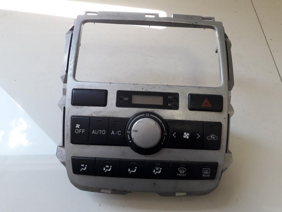 Climate Control Panel (heater control switches) 146452452 used Toyota AVENSIS VERSO 2004 2.0