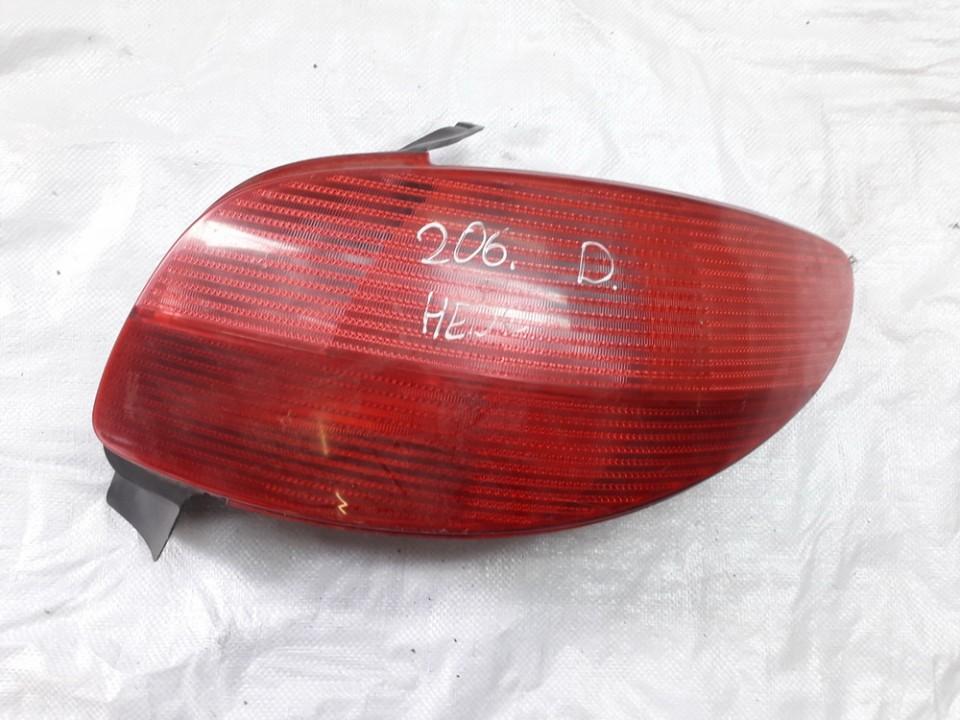 Tail Light lamp Outside, Rear Right used used Peugeot 206 2000 1.1