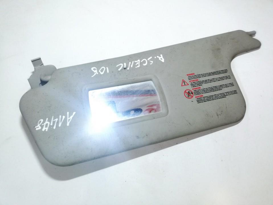Sun Visor, With Light and Mirror and Clip 8200138847 used Renault SCENIC 1998 1.9
