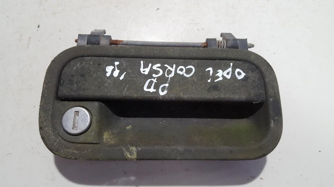 Door Handle Exterior, front right side used used Opel CORSA 1997 1.7