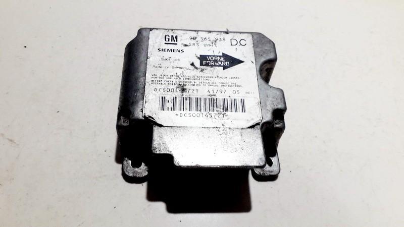 Airbag crash sensors module 90565938 5wk4 186 Opel OMEGA 1996 2.5