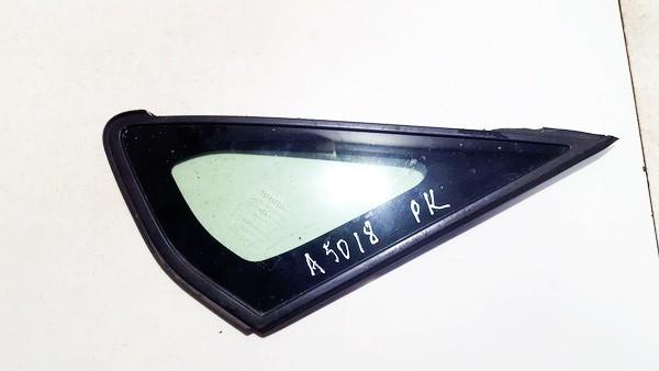 Front Left side corner quarter window glass  o4046a used Toyota PRIUS 2007 1.5