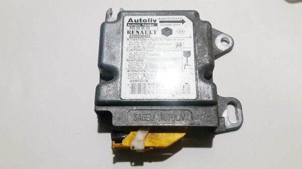 Airbag crash sensors module 600589600 8200098402 Renault KANGOO 2014 1.5