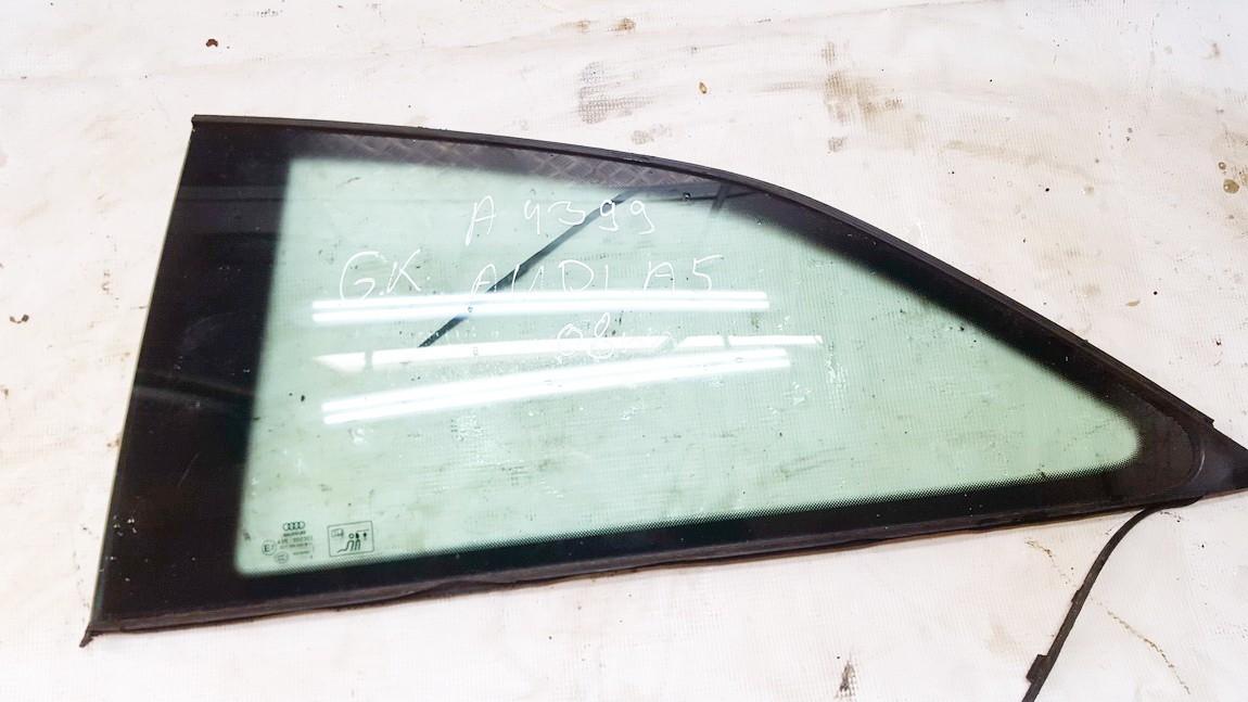 Rear Left  side corner quarter window glass  used used Audi A5 2008 3.0