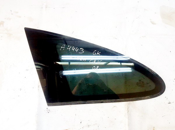 Rear Left  side corner quarter window glass  used used Honda CR-V 2007 2.2