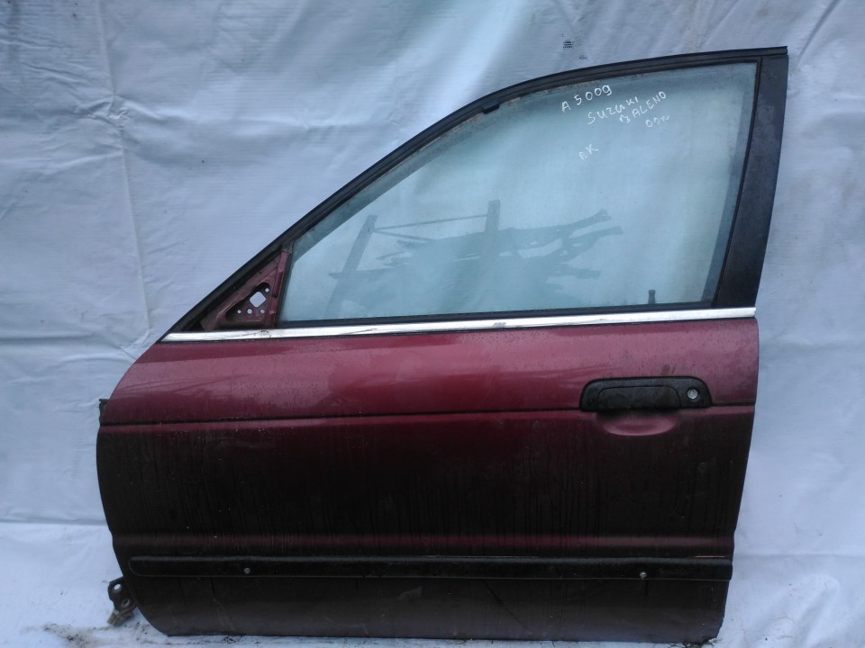 Автомобили Двери - передний левый raudona used Suzuki BALENO 1997 1.3