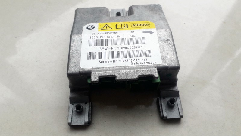 Airbag crash sensors module 65776957502 2204347-54, S1695750201E, 04B348MA18047 BMW 5-SERIES 2012 2.0
