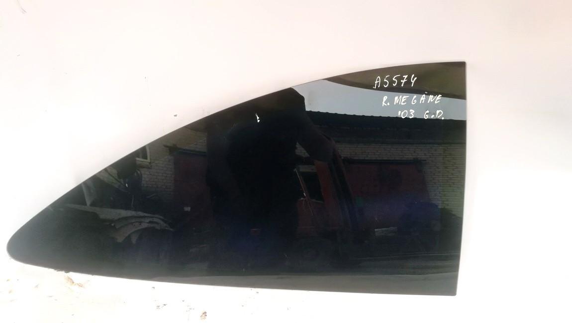 Rear Right passenger side corner quarter window glass used used Renault MEGANE 1995 1.6