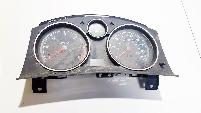 Speedometers - Cockpit - Speedo Clocks Instrument 13216688 3024902 e Opel ZAFIRA 2004 1.8