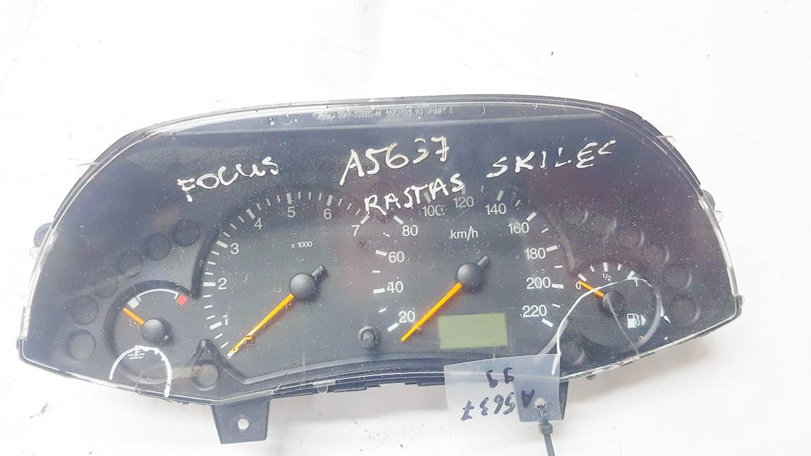 Speedometers - Cockpit - Speedo Clocks Instrument 98ap10841bc 98ap-10841-bc Ford FOCUS 2000 1.4