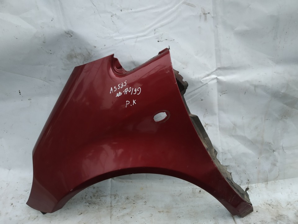 Front Fender (Arch) Left raudona used Mercedes-Benz A-CLASS 1998 1.4