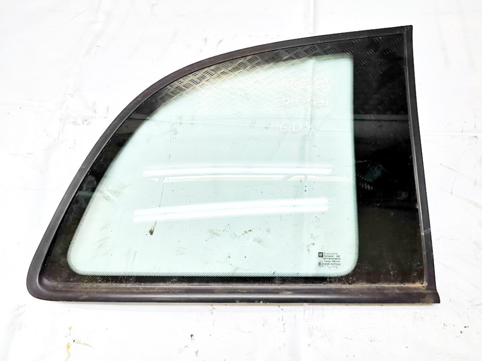 Rear Right passenger side corner quarter window glass used used Opel ZAFIRA 2000 2.0