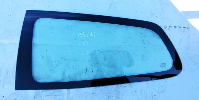 Rear Left  side corner quarter window glass  USED USED Honda CIVIC 1997 2.0