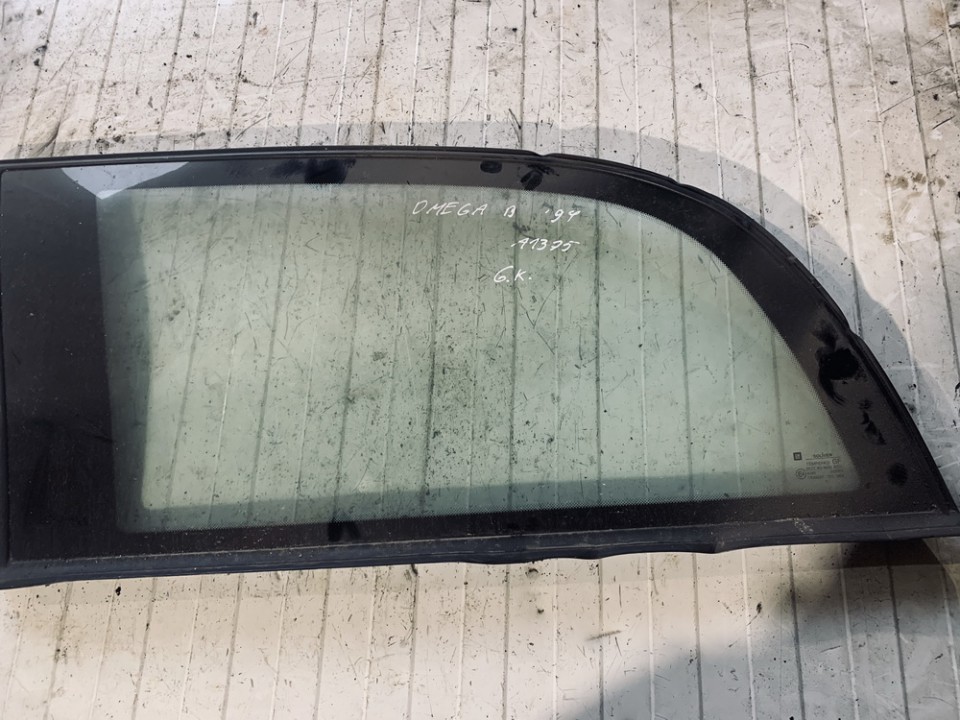 Rear Left  side corner quarter window glass  used used Opel OMEGA 1996 2.0