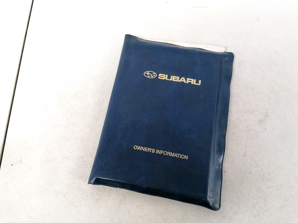 Prieziuros zinynas (Automobilio aptarnavimo knyga) used used Subaru LEGACY 1994 2.0