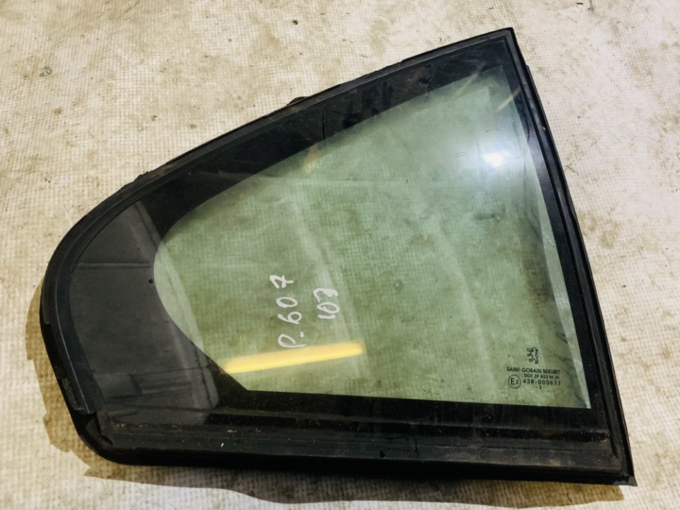 Quarter glass - rear right side used used Peugeot 607 2001 2.2