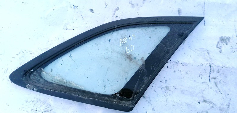 Rear Right passenger side corner quarter window glass USED USED Mazda 323F 2001 2.0