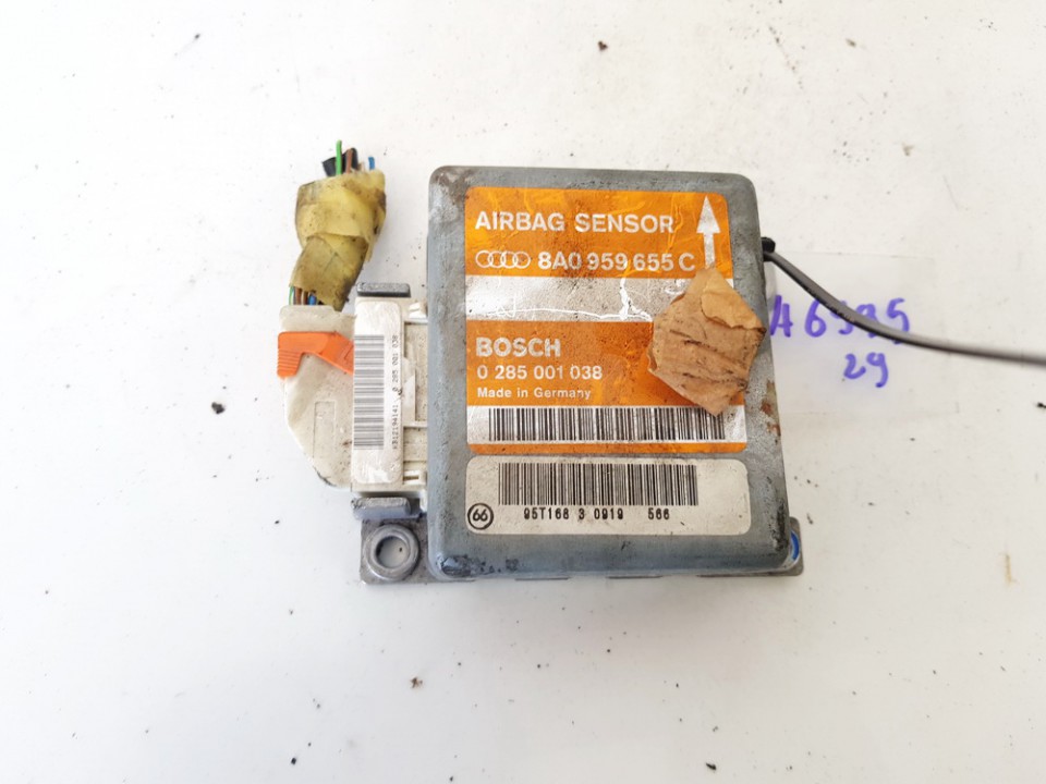 Airbag crash sensors module 8a0959655 0285001038 Audi A6 1999 2.5