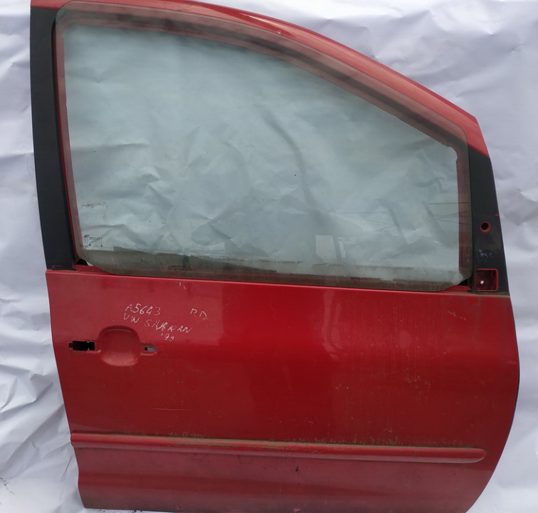 Автомобили Двери - передний правый raudonos used Volkswagen SHARAN 1999 1.9