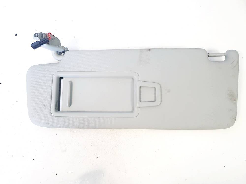 Sun Visor, With Light and Mirror and Clip 8w0857551 used Audi A5 2008 3.0
