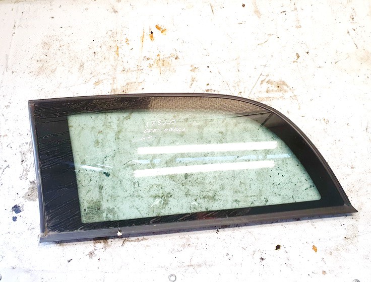 Rear Left  side corner quarter window glass  used used Opel OMEGA 2000 2.0