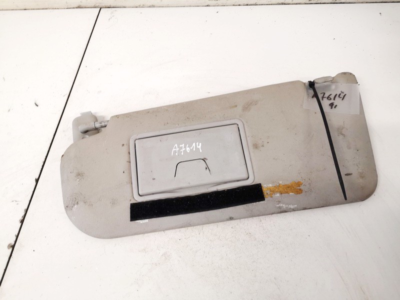 Sun Visor, With Light and Mirror and Clip used used Mazda 6 2003 2.0