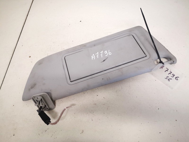Sun Visor, With Light and Mirror and Clip used used Opel VECTRA 1997 1.6