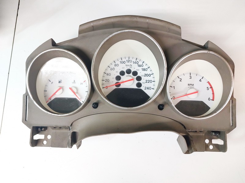 Speedometers - Cockpit - Speedo Clocks Instrument 04840659aa 0yd471k5ab Dodge CALIBER 2008 2.0