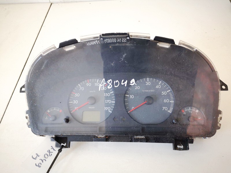 Speedometers - Cockpit - Speedo Clocks Instrument 9645444280 501029450031 Peugeot PARTNER 2002 1.9