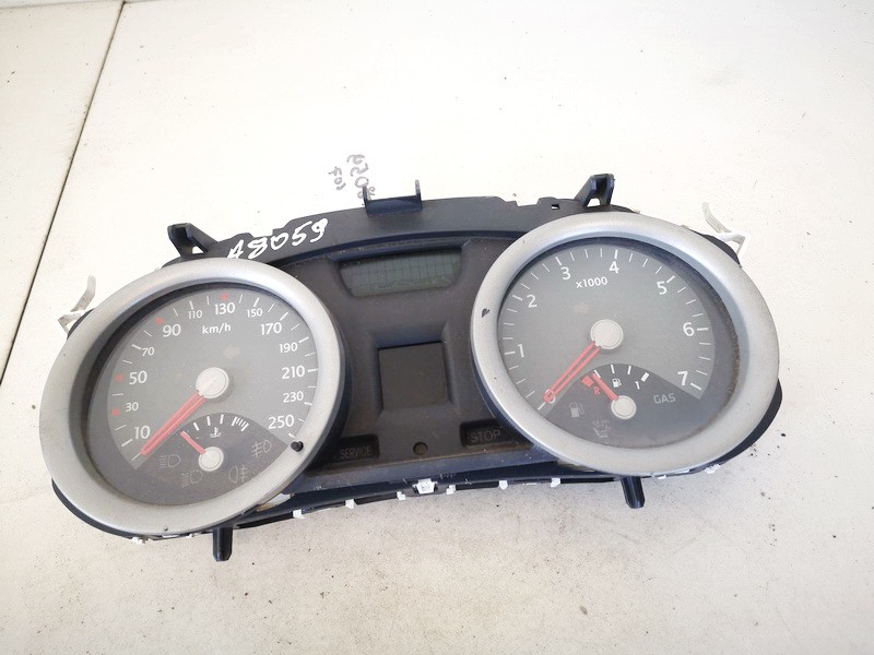 Speedometers - Cockpit - Speedo Clocks Instrument 8200292072 35110419 Renault MEGANE 2003 1.6