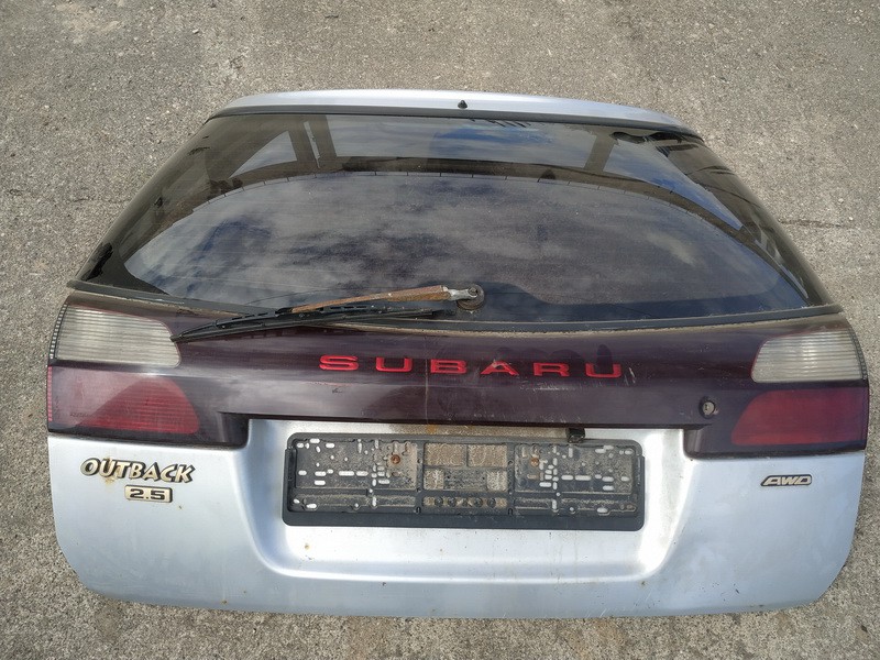 Galinis dangtis G (kapotas) sidabrinis used Subaru OUTBACK 2000 2.5