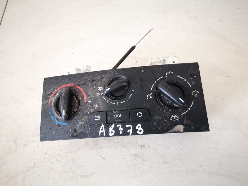 Climate Control Panel (heater control switches) 1400153380 used Peugeot PARTNER 2002 1.9