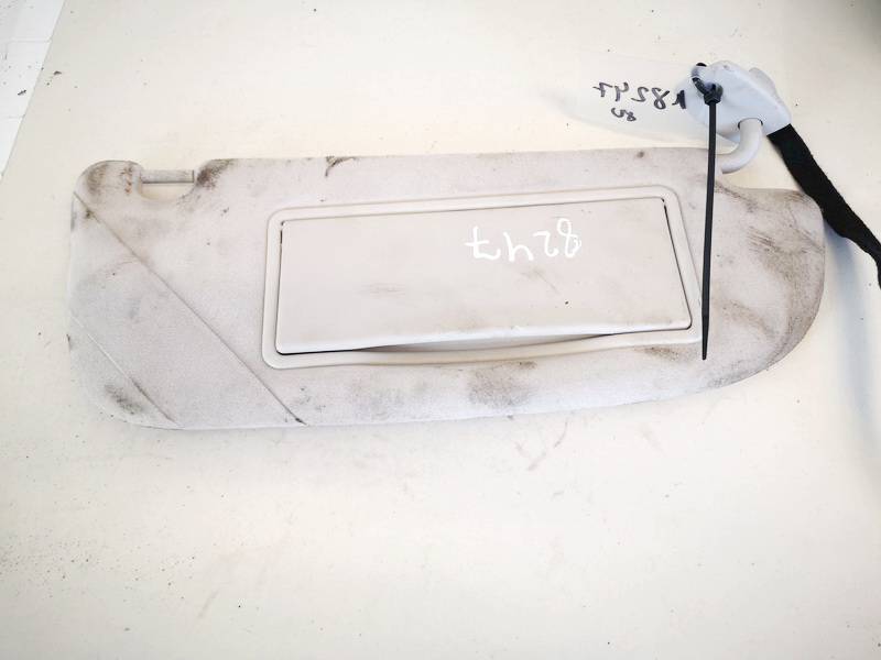 Sun Visor, With Light and Mirror and Clip used used Peugeot 307 2004 2.0