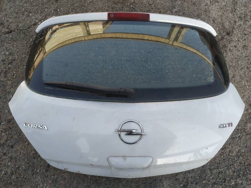 Galinis dangtis G (kapotas) baltas used Opel CORSA 1998 1.0