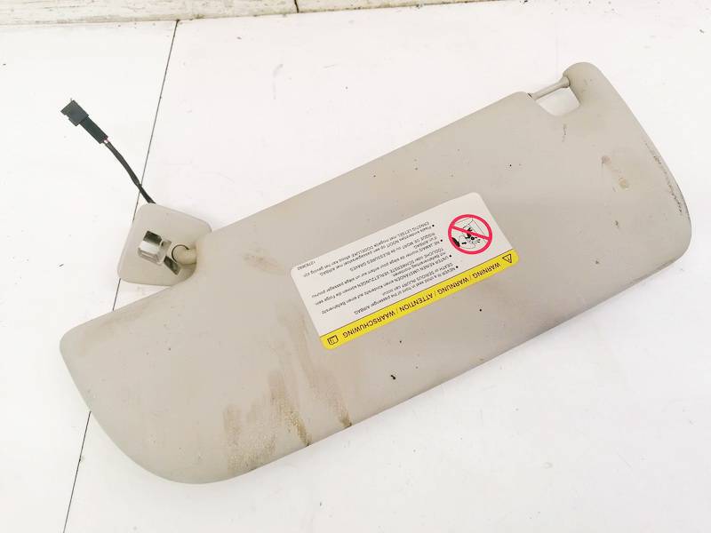 Sun Visor, With Light and Mirror and Clip 12763692 USED SAAB 9-3 1999 2.0