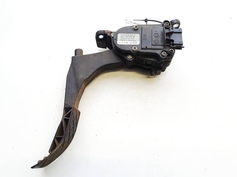 Accelerator throttle pedal (potentiometer) 6q1721503b 6pv008495-01 Volkswagen POLO 1997 1.7
