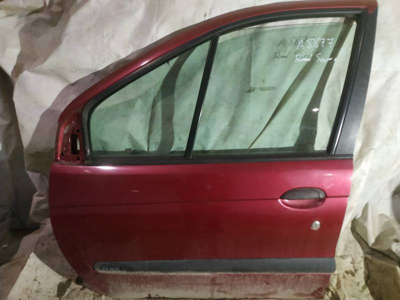 Doors - front left side raudonos used Renault SCENIC 1996 2.0