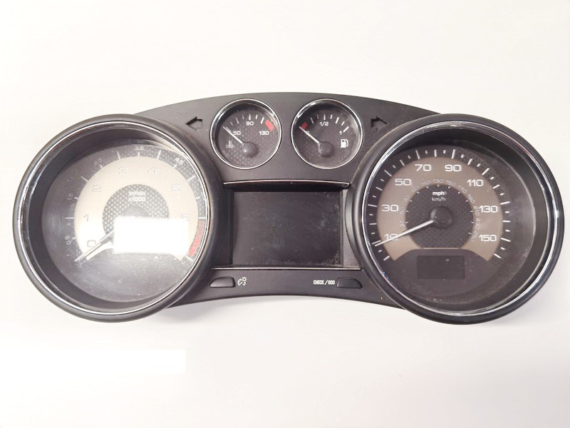 9666662180 9673983680 Speedometers - Cockpit - Speedo Clocks Instrument Peugeot RCZ 2011 1.6L 360EUR EIS01281506